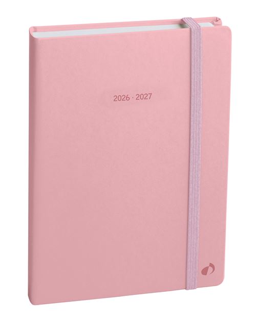 Agenda scolaire Quo Vadis 2022 2023 Eurotext élastique Pastel Rose