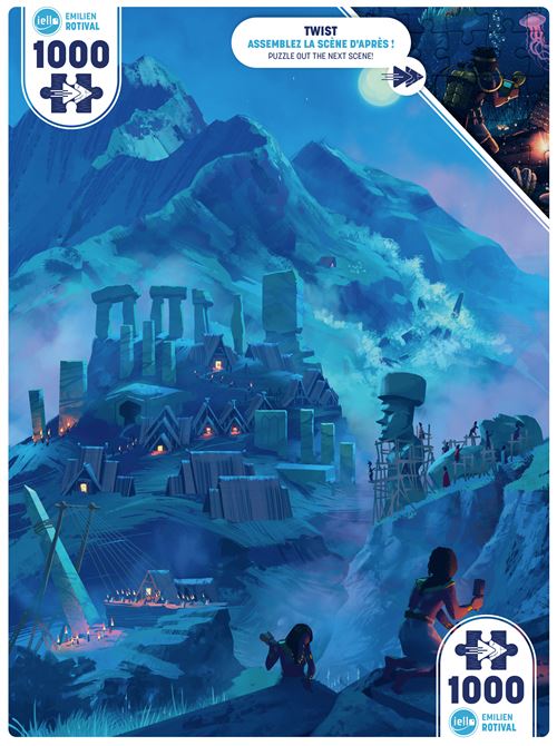 Puzzle 1000 pièces Iello Twist Ancient Megalith