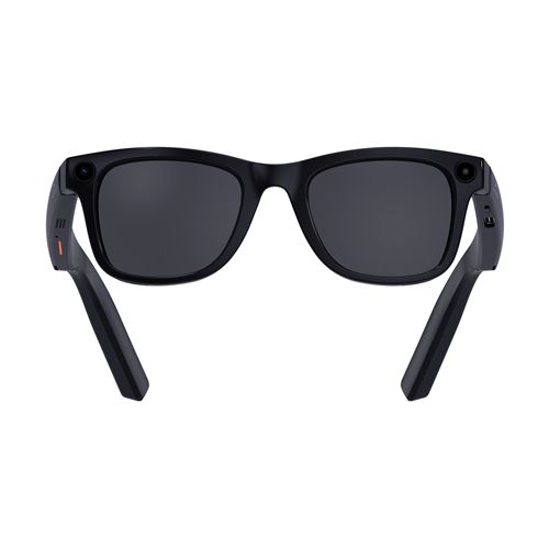 Lunettes de soleil connectées IA Imiki Noir brillant