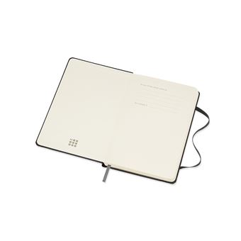 Agenda semainier Moleskine Horizontal Format de poche Couverture rigide 2022 Noir