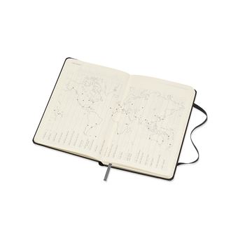 Agenda semainier Moleskine Horizontal Format de poche Couverture rigide 2022 Noir