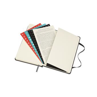 Agenda semainier Moleskine Horizontal Format de poche Couverture rigide 2022 Noir
