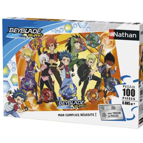Puzzle 100 pièces Photo de famille Beyblade Burst Nathan