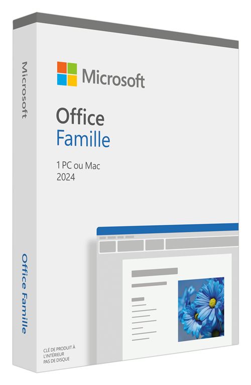 Logiciel de bureautique Office Famille 2024
