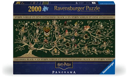 Ravensburger Puzzle 2000 pièces Puzzle Adultes Dès 'arbre généalogique Harry Potter Puzzle de qualité Premium fabriqué en Europe 17299