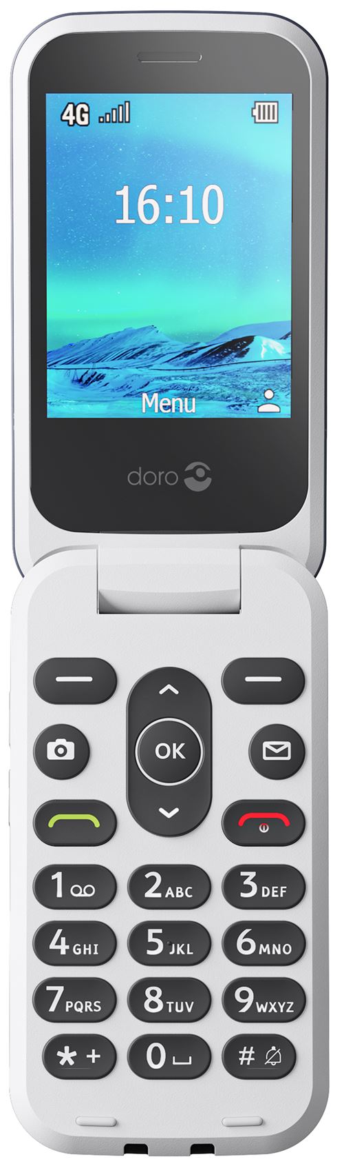 Téléphone Portable Bloc Séniors Doro 2820 2,8" Micro Sim Rouge