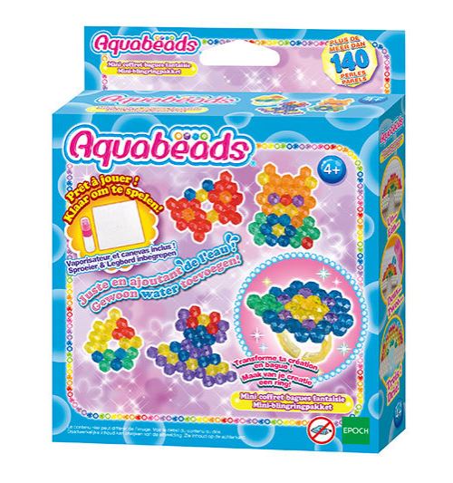 Mini coffret bagues fantaisie Aquabeads