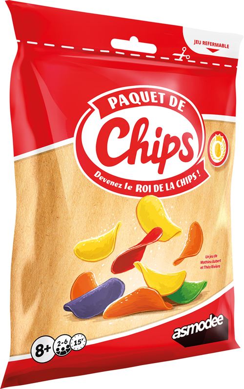 Boite de Jeu d'ambiance Asmodee Paquet de Chips