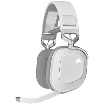 Casque PC Gaming HS80 RGB Wireless Blanc Reconditionné par Corsair - 1
