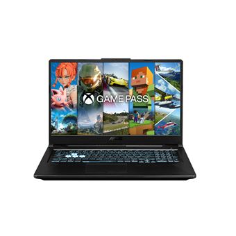 PC portable gaming Asus TUF A17-TUF706QM-HX002W AMD Ryzen 7 5800H 16 Go RAM 1024 Go SSD Noir