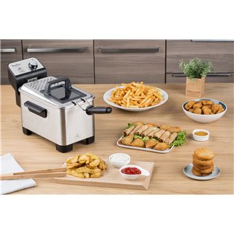 Friteuse Moulinex Easy Pro Premium Zone Froide YY5144FB 2200 W 3 L Inox brossé