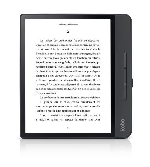 Liseuse numérique Kobo by Fnac Forma 8” 8 Go Noir Reconditionnée