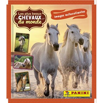 Panini Chevaux Du Monde 2025 - Blister 7 Pochettes (35 Stickers) - Collection Découverte