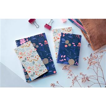 Agenda civil semainier de poche Exacompta EasyTime 17 Mini Labo 9 x 17 cm Janvier à Décembre 2024 Bleu