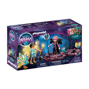 Playmobil Ayuma 70803 Crystal Fairy et Bat Fairy avec animaux