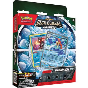 Cartes à collectionner Pokémon Deck Combat Deluxe Miascarade Ex et Palmaval Ex