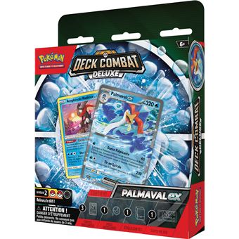 Cartes à collectionner Pokémon Deck Combat Deluxe Miascarade Ex et Palmaval Ex