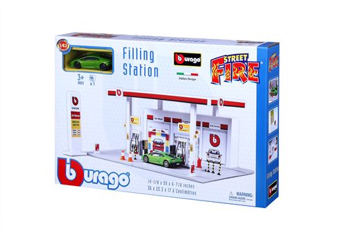 Station service française Bburago Street Fire 1:43