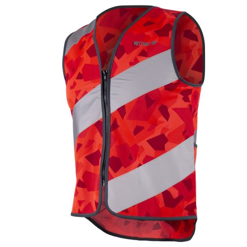 Gilet Wowow Urban Rysy fluorescent Rouge Taille XXL