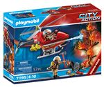 Playmobil City Action 71195 Hélicoptère bombardier des pompiers