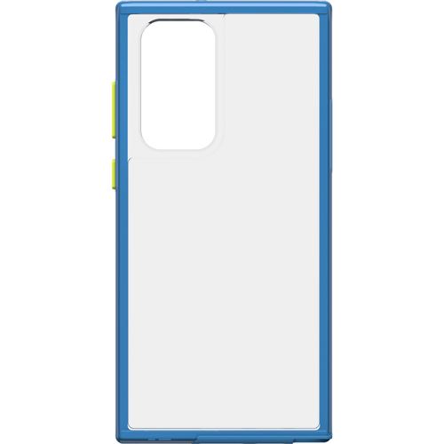 Coque renforcée pour Samsung Galaxy S22 Ultra LifeProof See Transparent contour bleu