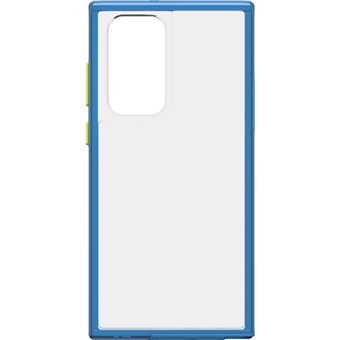 Coque renforcée pour Samsung Galaxy S22 Ultra LifeProof See Transparent contour bleu