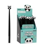 Stylo à bille flexible Itotal Panda Noir et Blanc