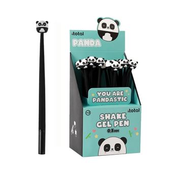 Stylo à bille flexible Itotal Panda Noir et Blanc