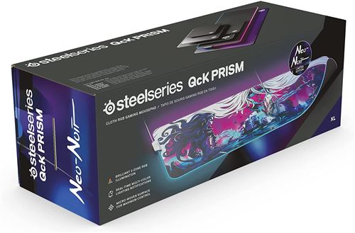 SteelSeries QcK Prism Cloth - Taille XXL - Neo Noir Edition - Tapis de souris  SteelSeries sur