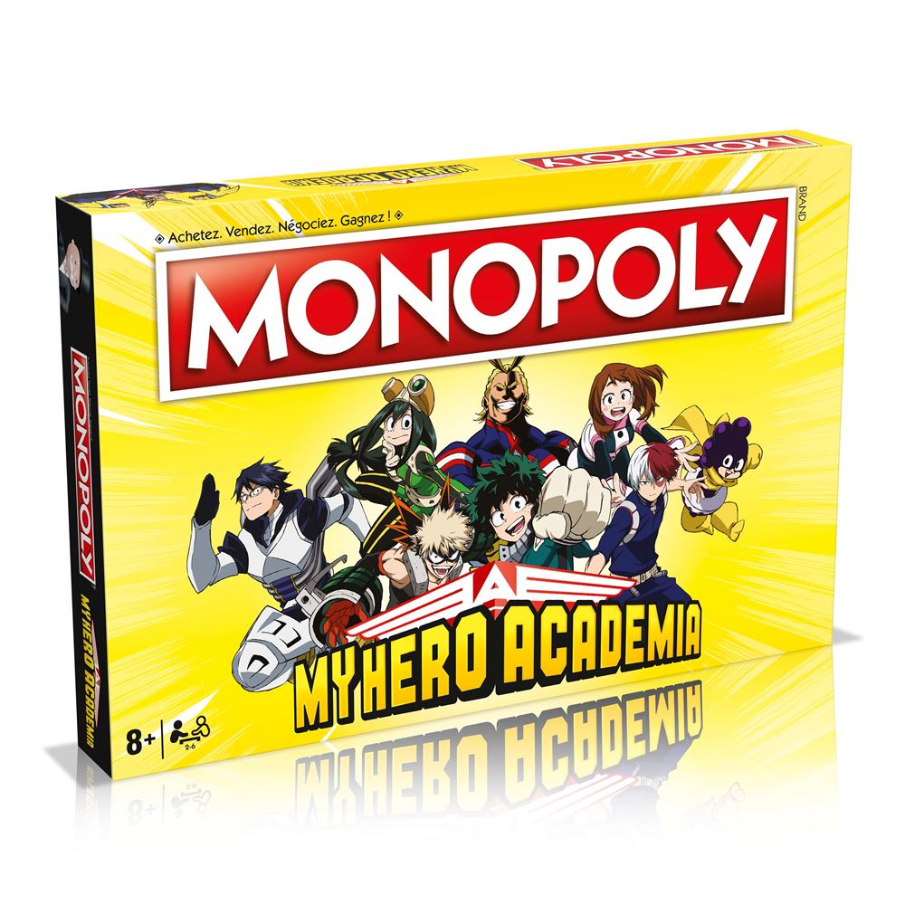Ontevreden afbreken verwijderen Monopoly My Hero Academia (Franse versie) - Klassiek bordspel - Fnac.be