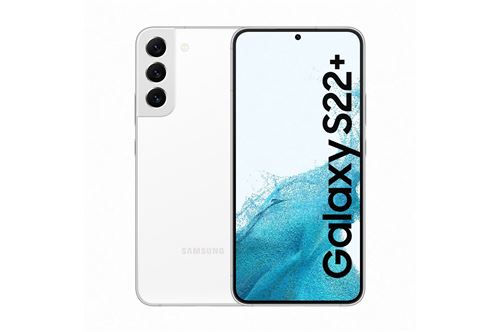 Smartphone Samsung Galaxy S22+ 6.6"" Double SIM 5G 8 Go RAM 256 Go Blanc État correct - Samsung reconditionné disponible sur Fnac