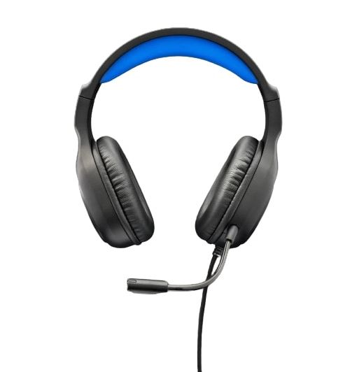 Casque Audio Gaming KORP-YTTRIUM The G-Lab - Rétroéclairé - Microphone Flexible - Coussins respirants extra moelleux - Noir et Bleu