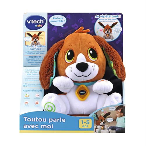 Peluche interactive Vtech Baby Toutou Parle Avec Moi