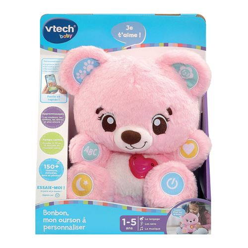 VTECH BABY BONBON MON OURSON À PERSONNALISER - vue 4