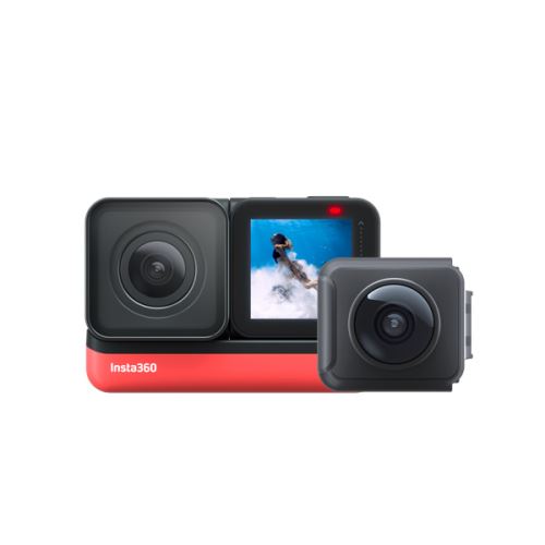 Caméra sport Insta360 One R Twin Edition Dual-Lens 360 Noir et rouge