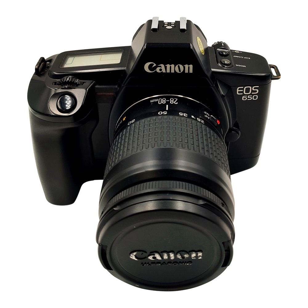 Appareil photo argentique reflex Canon EOS 650 + 2880mm f/3.55.6 Noir Reconditionne