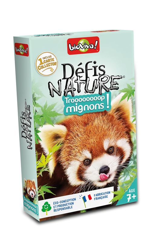 Jeu pour découvrir la nature Bioviva Défis Nature Trop mignons