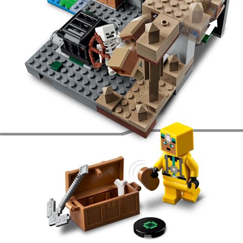 BRICKCOMPLETE Lego Minecraft Lot de 3 pièces : 21189 Le donjon  squelettique, 21190 Le village abandonné & 30432 Plage de tortue :  : Jeux et Jouets