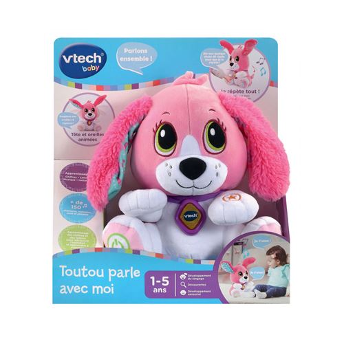 Toutou parle avec moi Vtech Baby Rose État correct - VTech Baby reconditionné disponible sur Fnac