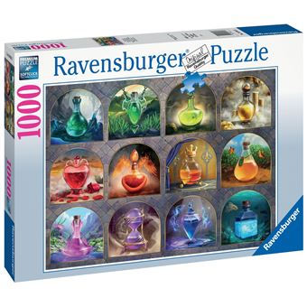 Puzzle 1000 pièces Ravensburger Potions magiques