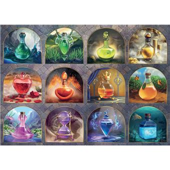 Puzzle 1000 pièces Ravensburger Potions magiques