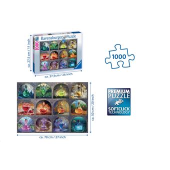 Puzzle 1000 pièces Ravensburger Potions magiques