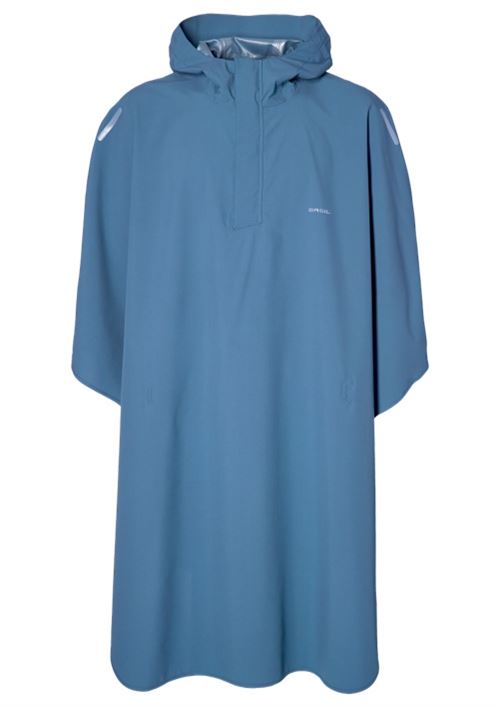 Poncho de pluie unisexe Basil Hoga Bleu