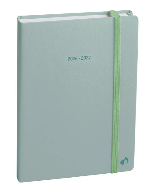Agenda scolaire Quo Vadis 2022 2023 Eurotext élastique Pastel Vert