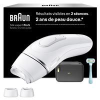 Appareil à Lumière Pulsée Braun SilkExpertPro 5 PL5234 Blanc