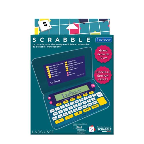 Dictionnaire Électronique Lexibook SCR9FR – Édition Officielle du Scrabble