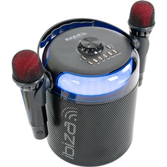 JYX Karaoke Complet avec 2 Microphones sans Fil, Portable Karaoké