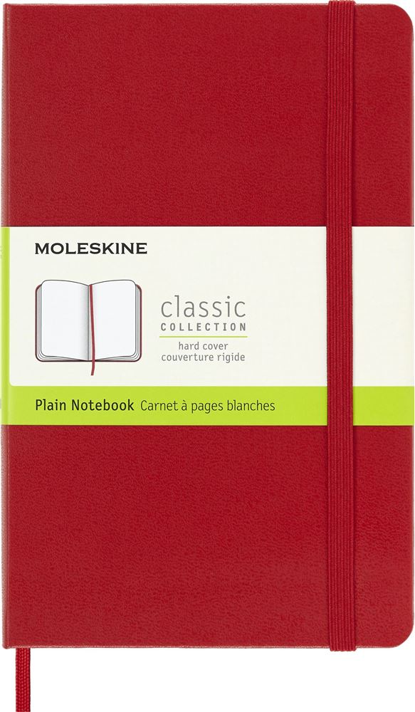 classique format moyen Moleskine à pages blanches couverture