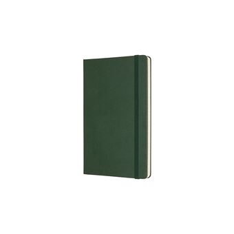 Carnet classique grand format ligné Moleskine couverture rigide Vert