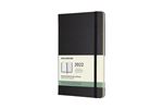 Agenda semainier Moleskine Grand format Couverture rigide 2022 Noir